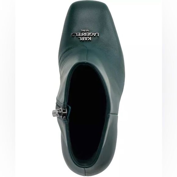 KARL LAGERFELD PARIS Women's Vica Square-Toe Dress Booties - Picture 3 of 9